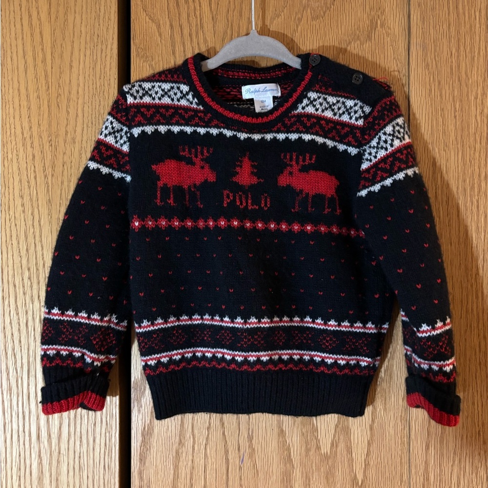 Ralph Lauren Christmas ugly sweater